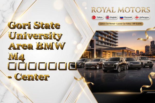 Gori State University Area BMW M4 გაყიდვა - Center