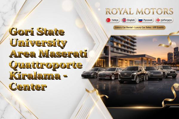 Gori State University Area Maserati Quattroporte Kiralama - Center