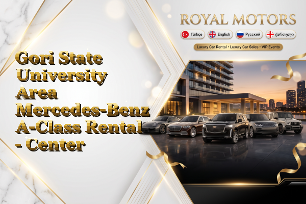 Gori State University Area Mercedes-Benz A-Class Rental - Center
