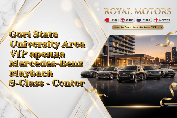 Gori State University Area VIP аренда Mercedes-Benz Maybach S-Class - Center