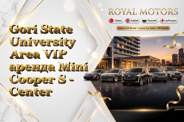 Gori State University Area VIP аренда Mini Cooper S - Center