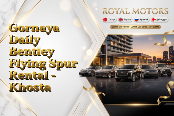 Gornaya Daily Bentley Flying Spur Rental - Khosta