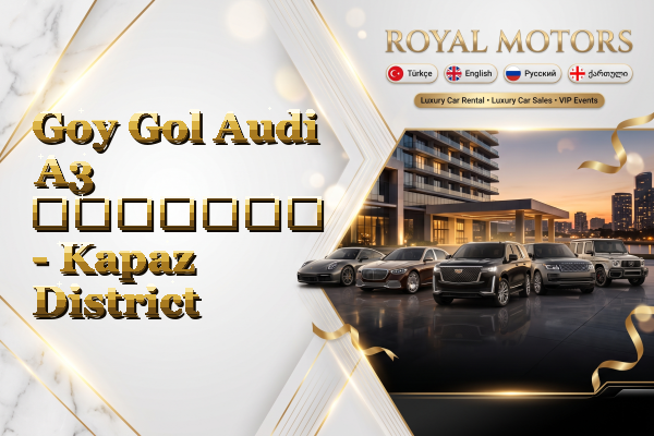 Goy Gol Audi A3 გაყიდვა - Kapaz District