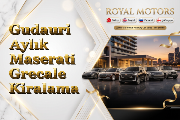 Gudauri Aylık Maserati Grecale Kiralama