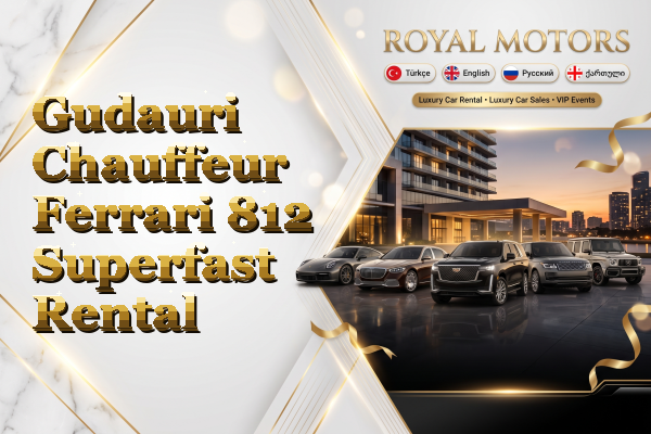 Gudauri Chauffeur Ferrari 812 Superfast Rental