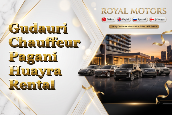 Gudauri Chauffeur Pagani Huayra Rental