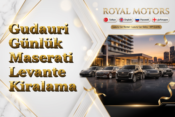 Gudauri Günlük Maserati Levante Kiralama