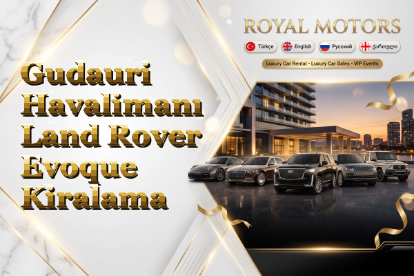 Gudauri Havalimanı Land Rover Evoque Kiralama