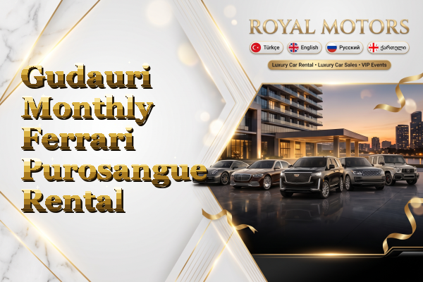 Gudauri Monthly Ferrari Purosangue Rental
