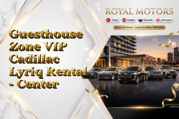 Guesthouse Zone VIP Cadillac Lyriq Rental - Center