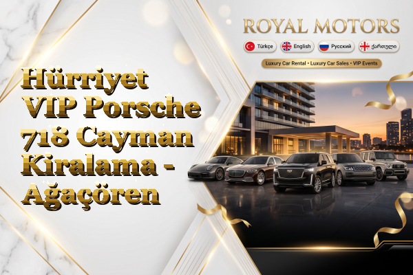 Hürriyet VIP Porsche 718 Cayman Kiralama - Ağaçören