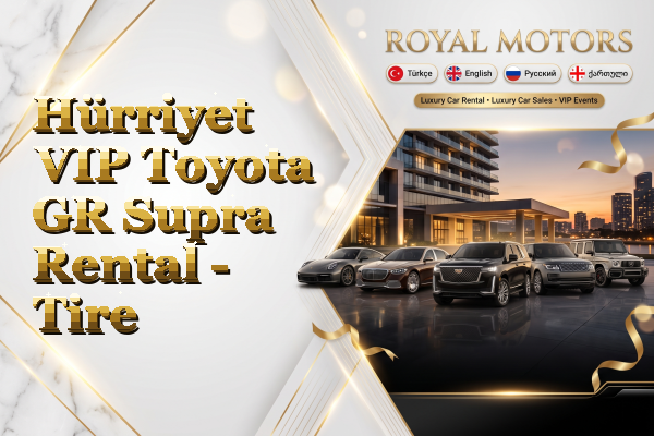 Hürriyet VIP Toyota GR Supra Rental - Tire