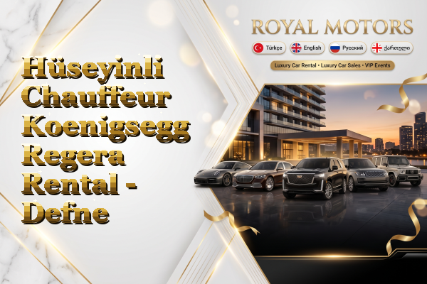 Hüseyinli Chauffeur Koenigsegg Regera Rental - Defne