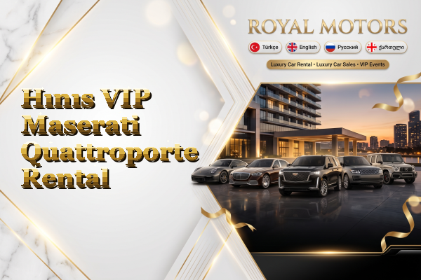 Hınıs VIP Maserati Quattroporte Rental