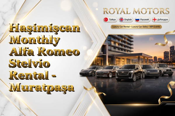 Haşimişcan Monthly Alfa Romeo Stelvio Rental - Muratpaşa