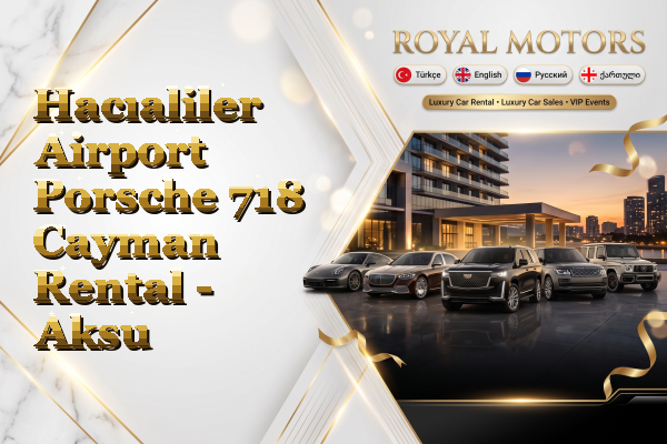 Hacıaliler Airport Porsche 718 Cayman Rental - Aksu