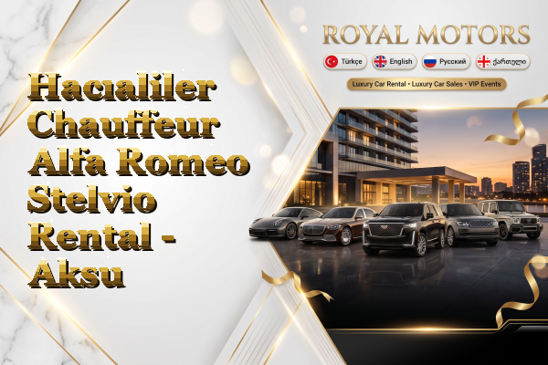 Hacıaliler Chauffeur Alfa Romeo Stelvio Rental - Aksu