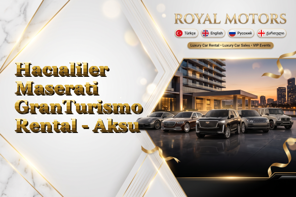 Hacıaliler Maserati GranTurismo Rental - Aksu