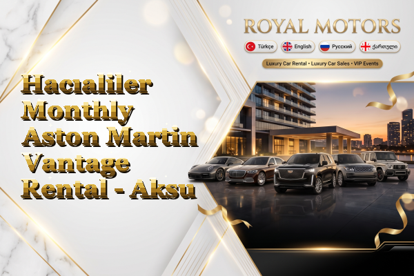 Hacıaliler Monthly Aston Martin Vantage Rental - Aksu