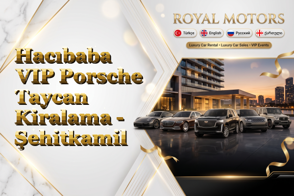 Hacıbaba VIP Porsche Taycan Kiralama - Şehitkamil