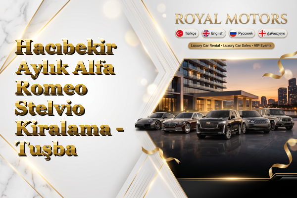 Hacıbekir Aylık Alfa Romeo Stelvio Kiralama - Tuşba