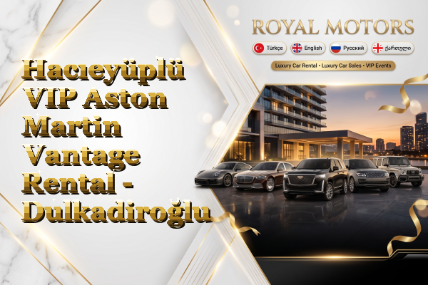Hacıeyüplü VIP Aston Martin Vantage Rental - Dulkadiroğlu