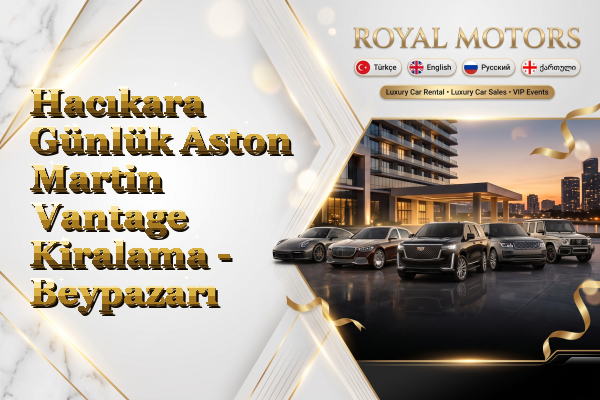Hacıkara Günlük Aston Martin Vantage Kiralama - Beypazarı