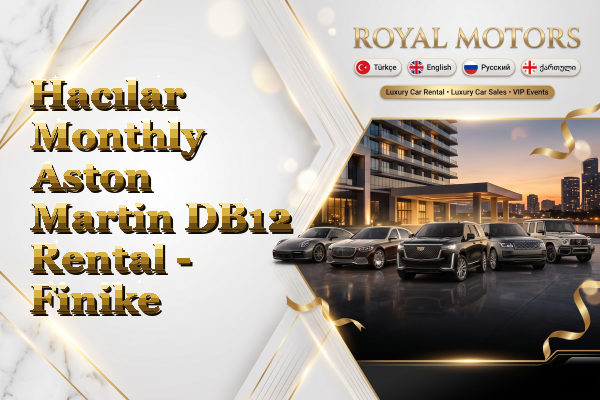 Hacılar Monthly Aston Martin DB12 Rental - Finike