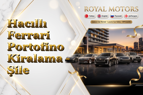 Hacıllı Ferrari Portofino Kiralama - Şile