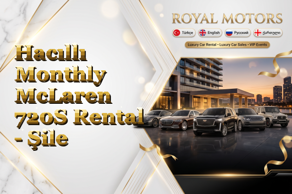 Hacıllı Monthly McLaren 720S Rental - Şile