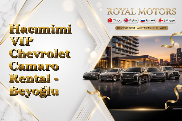 Hacımimi VIP Chevrolet Camaro Rental - Beyoğlu