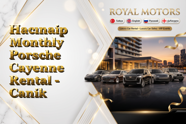 Hacınaip Monthly Porsche Cayenne Rental - Canik