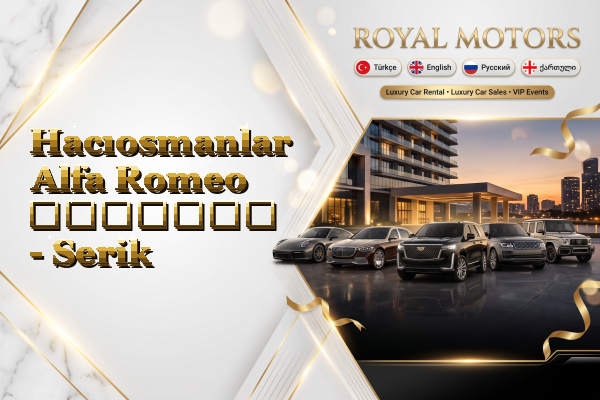 Hacıosmanlar Alfa Romeo გაყიდვა - Serik