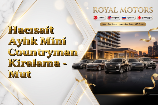 Hacısait Aylık Mini Countryman Kiralama - Mut