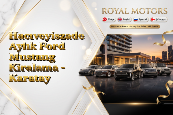 Hacıveyiszade Aylık Ford Mustang Kiralama - Karatay