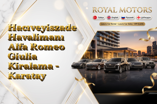 Hacıveyiszade Havalimanı Alfa Romeo Giulia Kiralama - Karatay