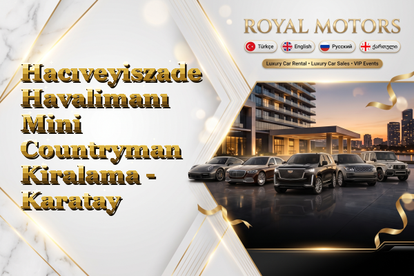 Hacıveyiszade Havalimanı Mini Countryman Kiralama - Karatay