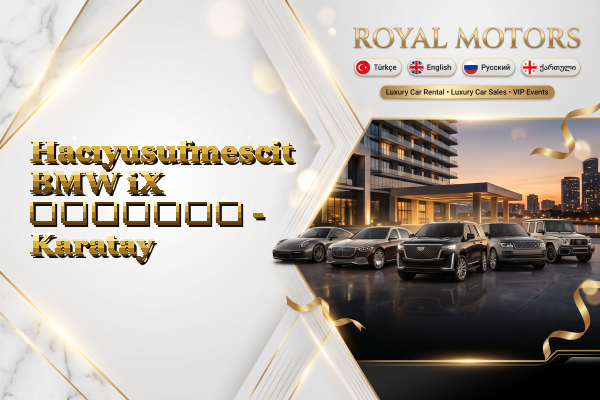 Hacıyusufmescit BMW iX გაყიდვა - Karatay