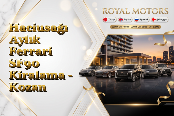 Haciusağı Aylık Ferrari SF90 Kiralama - Kozan
