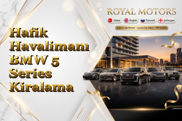 Hafik Havalimanı BMW 5 Series Kiralama