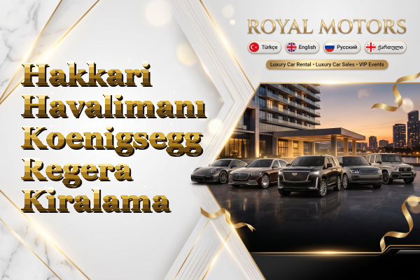 Hakkari Havalimanı Koenigsegg Regera Kiralama