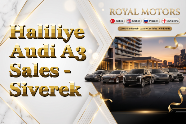 Haliliye Audi A3 Sales - Siverek