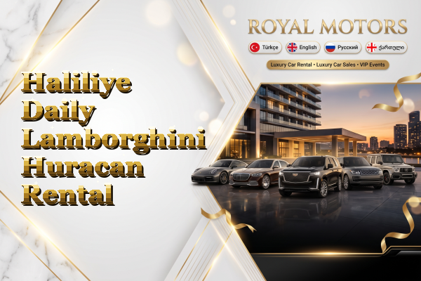 Haliliye Daily Lamborghini Huracan Rental