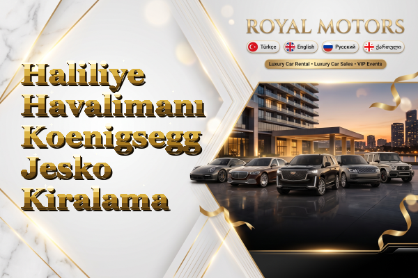 Haliliye Havalimanı Koenigsegg Jesko Kiralama