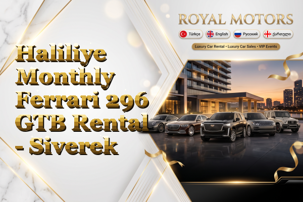 Haliliye Monthly Ferrari 296 GTB Rental - Siverek