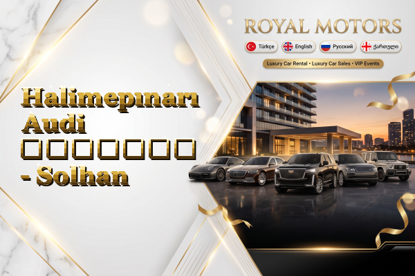 Halimepınarı Audi გაყიდვა - Solhan