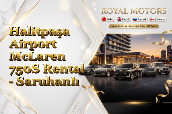 Halitpaşa Airport McLaren 750S Rental - Saruhanlı