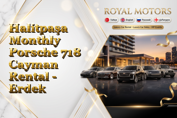 Halitpaşa Monthly Porsche 718 Cayman Rental - Erdek