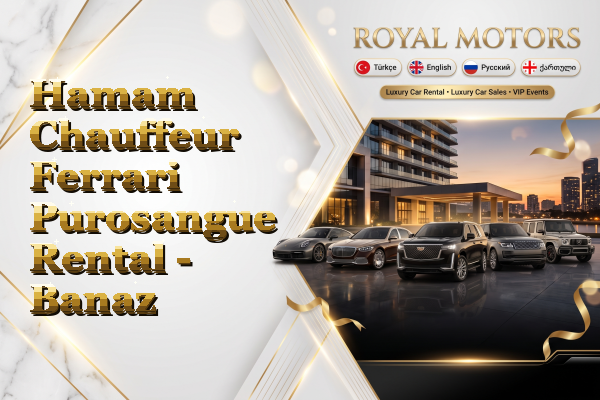 Hamam Chauffeur Ferrari Purosangue Rental - Banaz