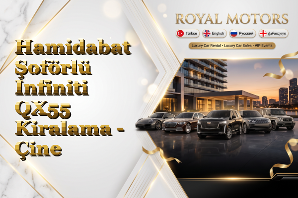Hamidabat Şoförlü Infiniti QX55 Kiralama - Çine